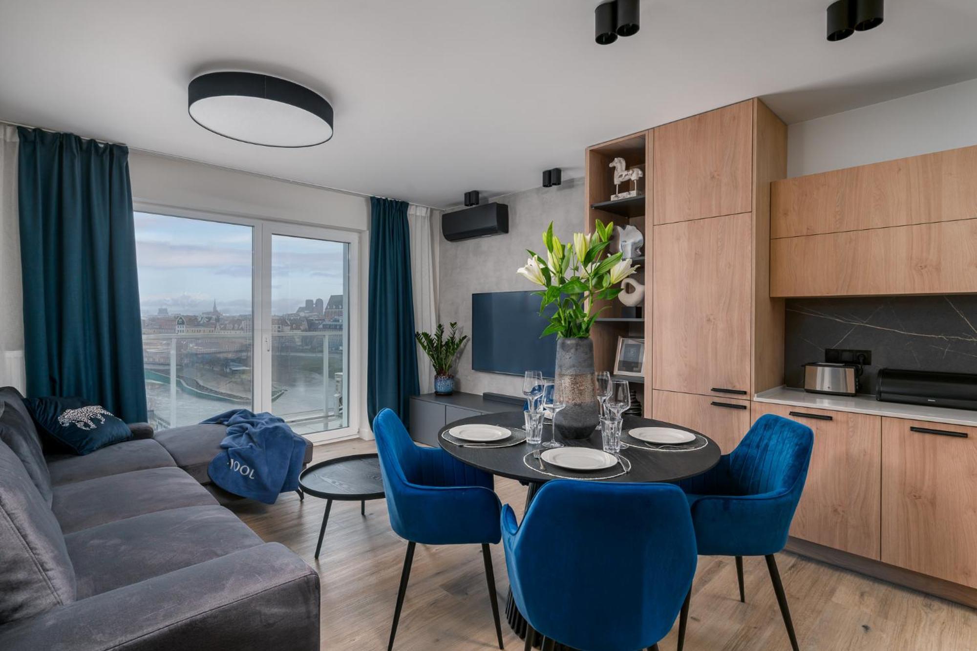 Nice View Apartment, Free Underground Parking, City Square 6 Min Wrocław Exteriör bild