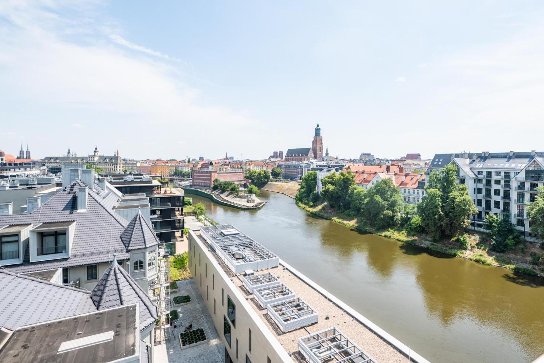 Nice View Apartment, Free Underground Parking, City Square 6 Min Wrocław Exteriör bild
